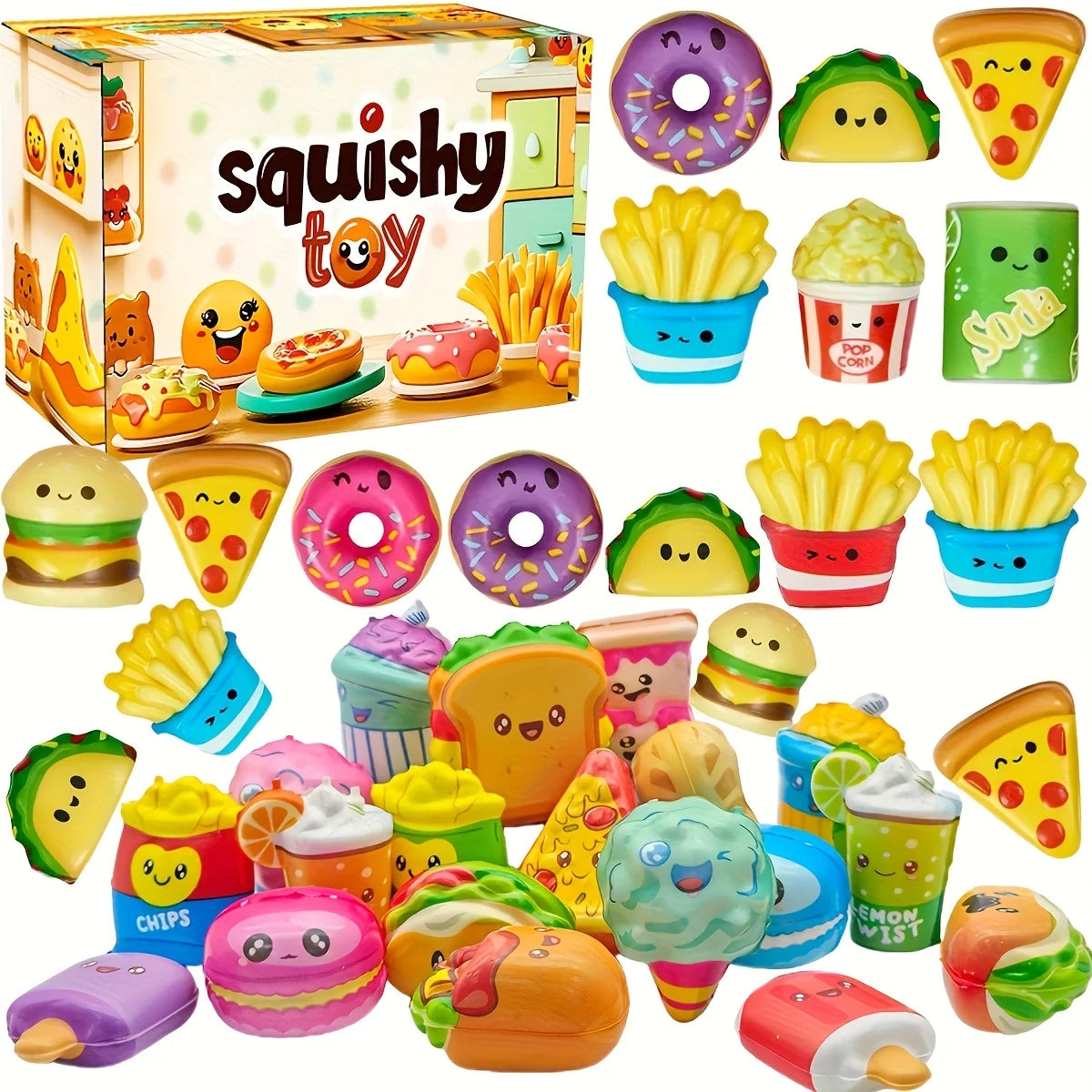 Mini Squishy 12pcs Pack