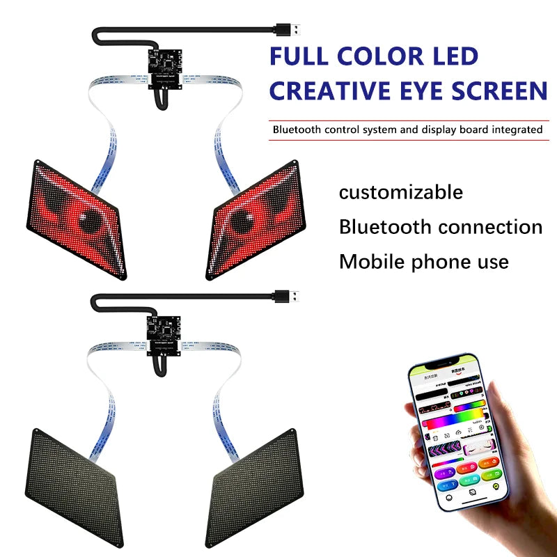 Car LED Headlight controlled by phone app