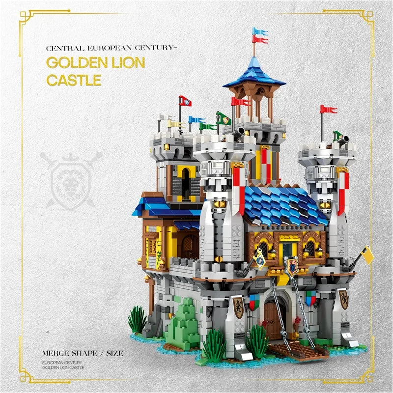 Reobrix Medieval Castle Building Blocks 2599pcs