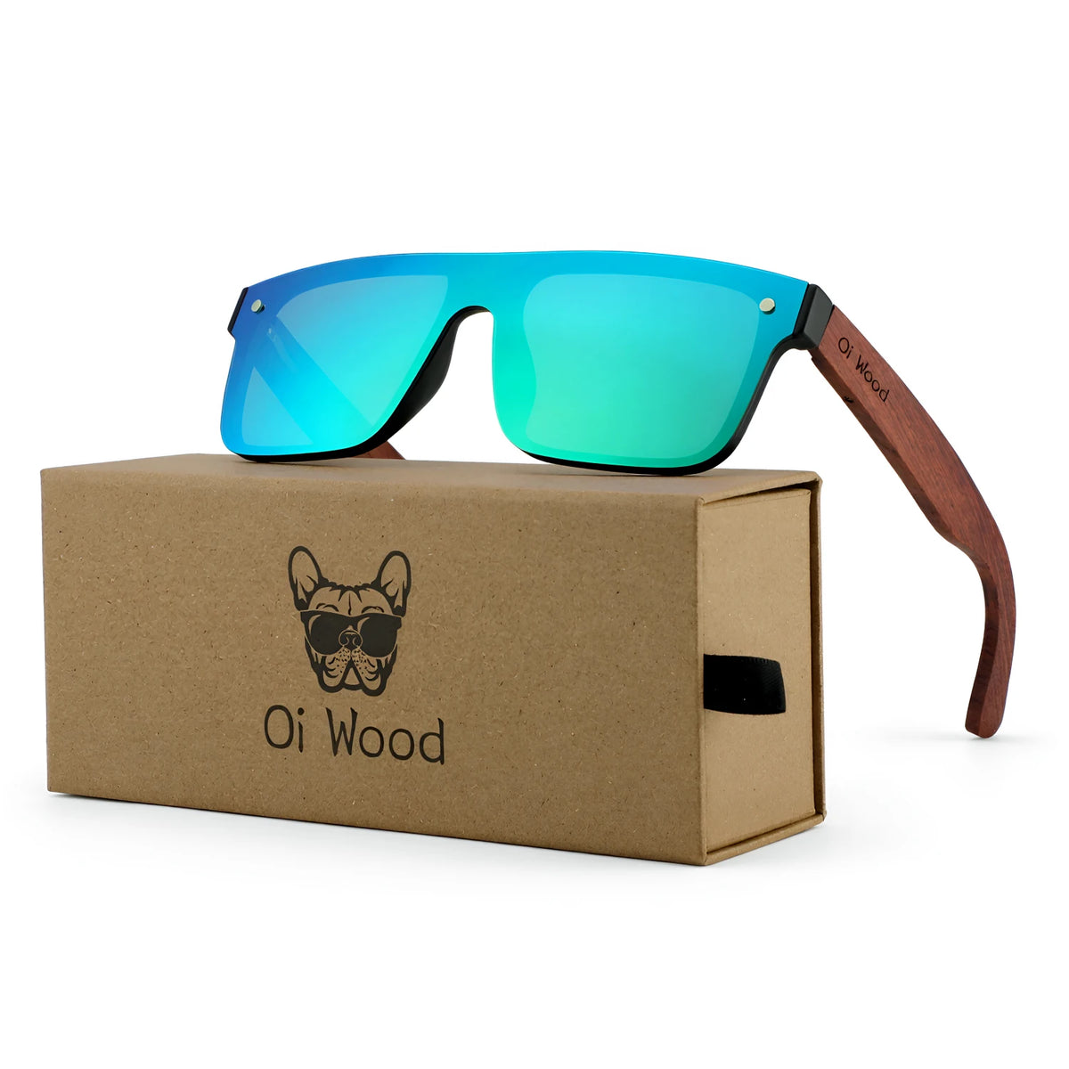 Oi Wood Sunglasses For Men Women Polarized Sunglasses For Men Square Anti Glare Driver Mirror Sun Glasses Women UV400