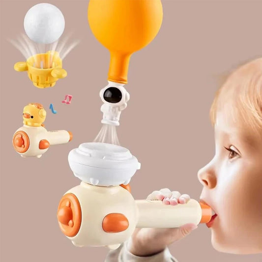 Whistle Ball Blowing Pipe Ball Three in One Sensory