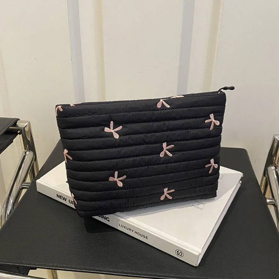 Cute Cosmetic Bag with Zipper Large Capacity