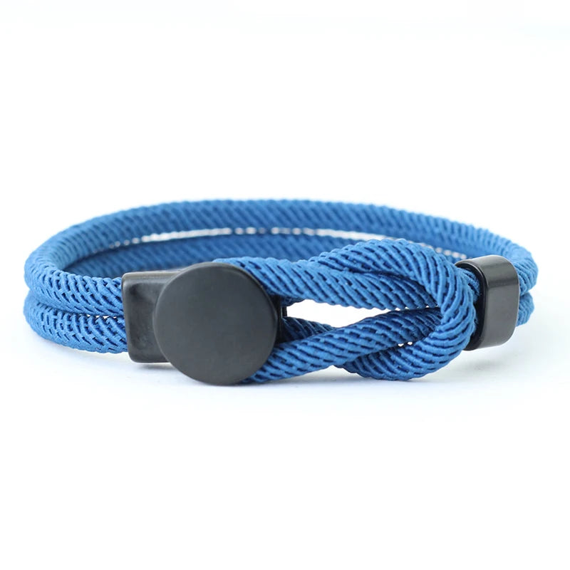 Novel Men Rope Bracelet Double Layer