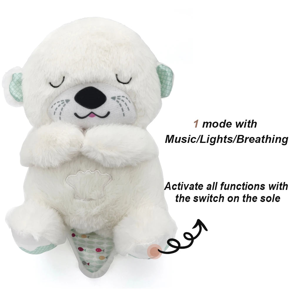 Breathing Bear Baby Soothing Otter Plush