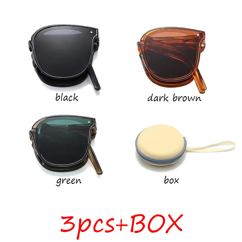 Folding UV sunglasses