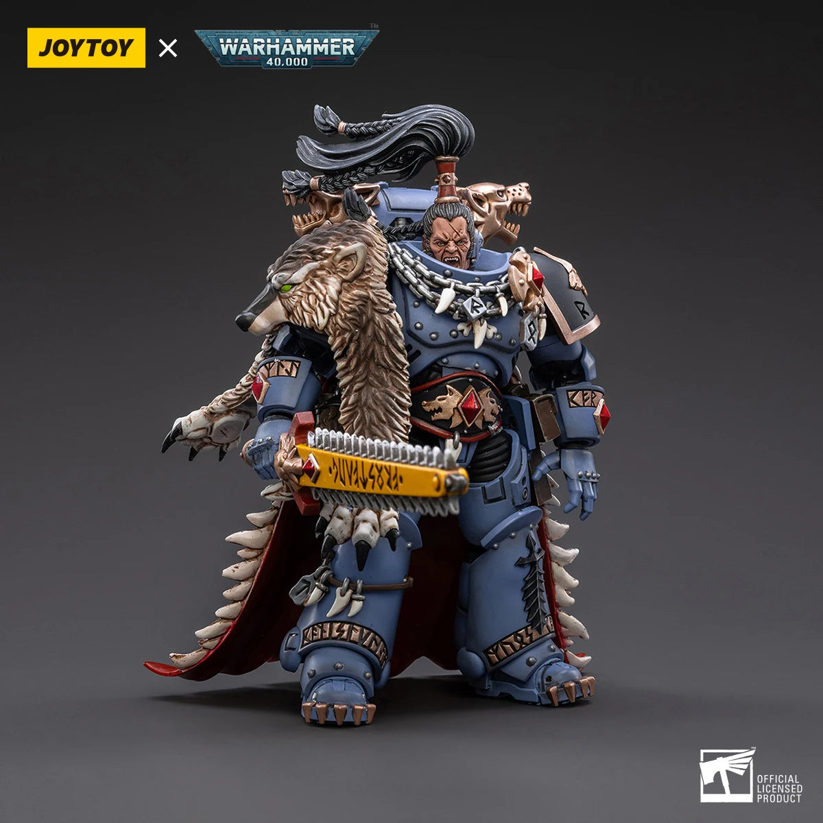 JOYTOY Warhammer 40k 1/18 Action Figures Space Wolves Ragnar Blackmane