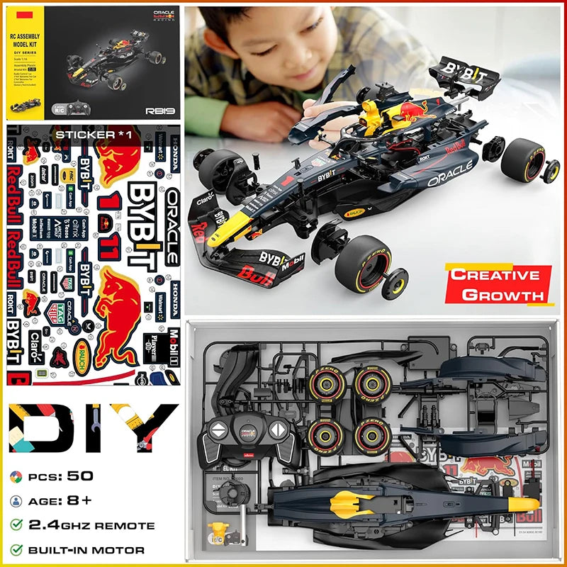 Rastar Red Bull RB19 RC Cars Building kit 1:16