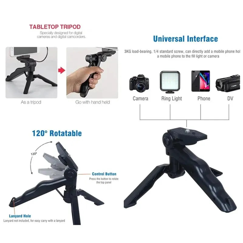 Smartphone Vlogging LED Kit With Tripod