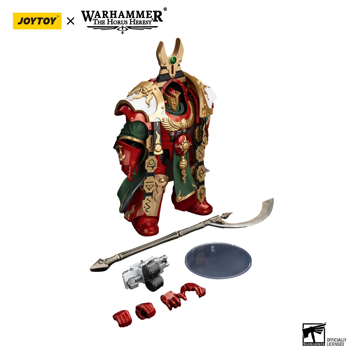 JOYTOY Warhammer 40k 1/18 Action Figures 14.3cm Thousand Sons Legion Praetor in Cataphractii Terminator Armour