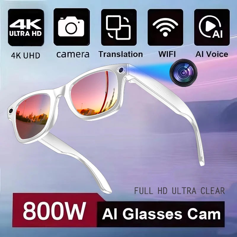 New 800W Camera AI Glasses