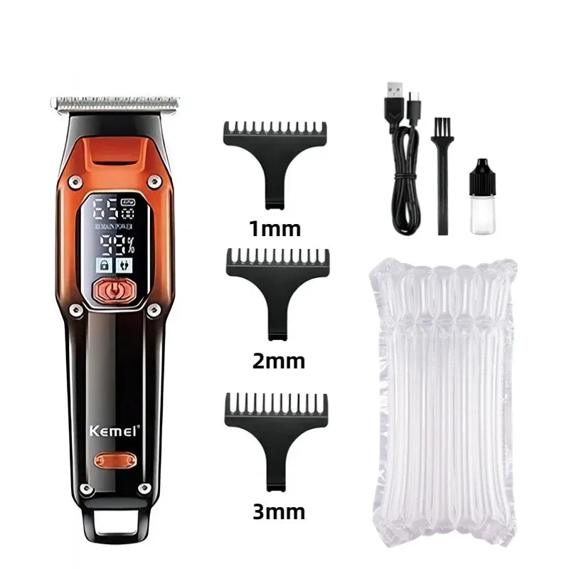 Kemei Cordless Professional Electric Hair Trimmer USB Rechargeable