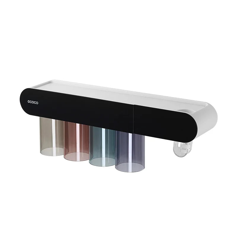 Bathroom Wall Toothbrush Organizer Set