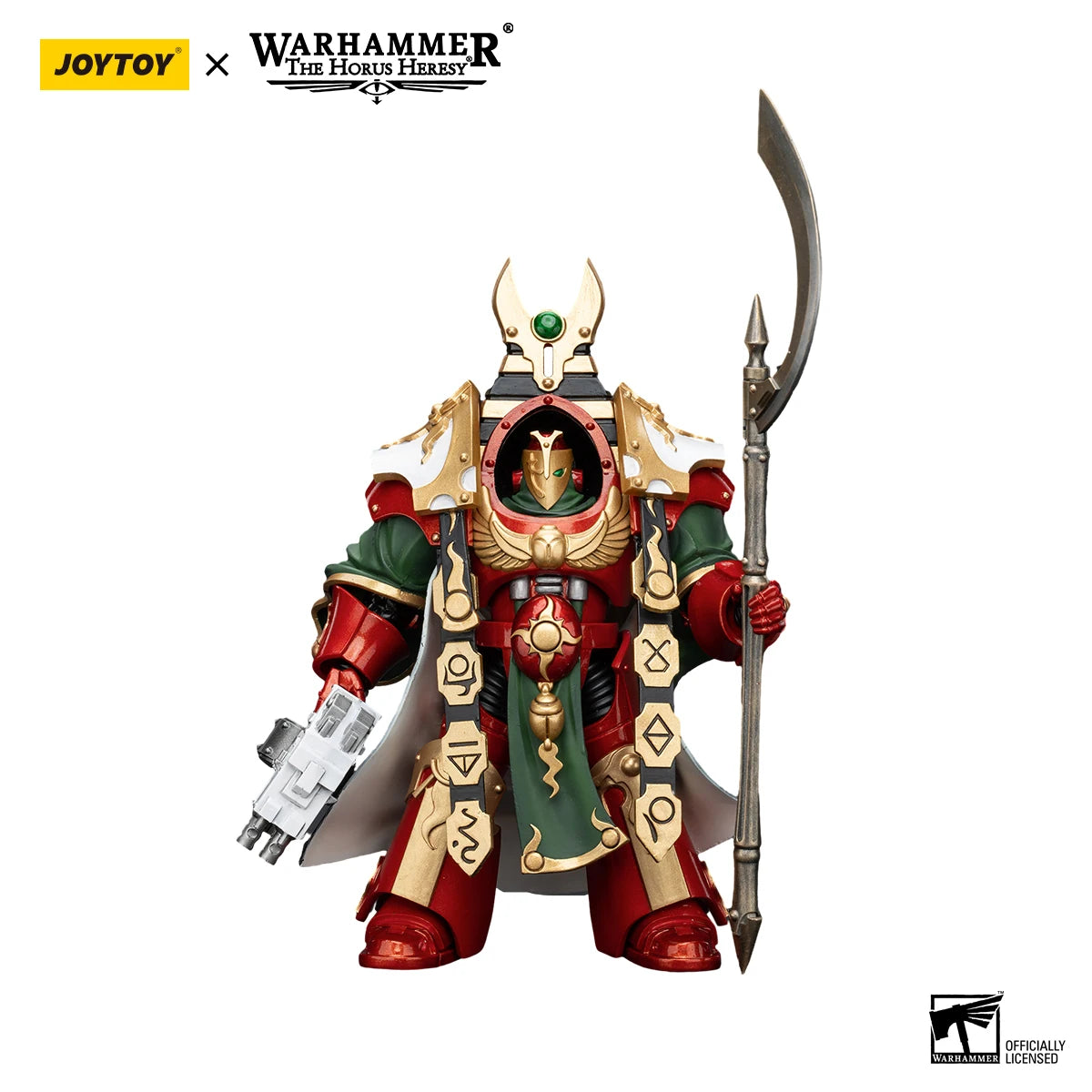 JOYTOY Warhammer 40k 1/18 Action Figures 14.3cm Thousand Sons Legion Praetor in Cataphractii Terminator Armour