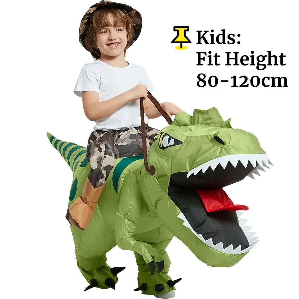 Inflatable Dinosaur Velociraptor Costume