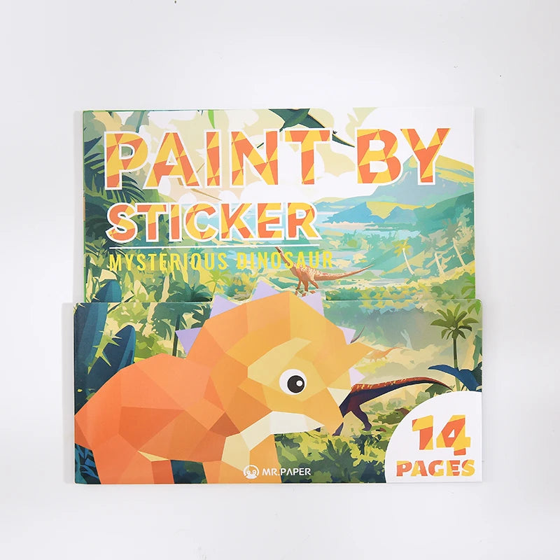 3D Geometric Collage DIY Stickers 12pcs