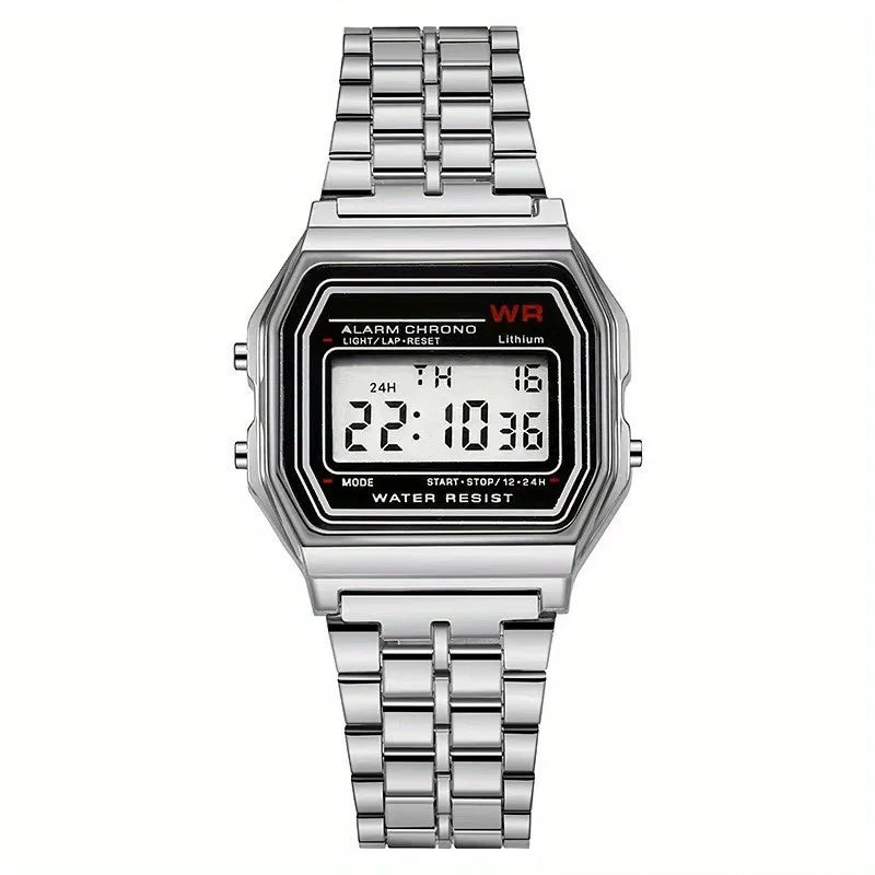 Steel Band Multi-Functional LED Digital Watch