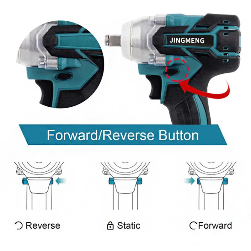 Cordless Electric Impact Wrench Hand Drill