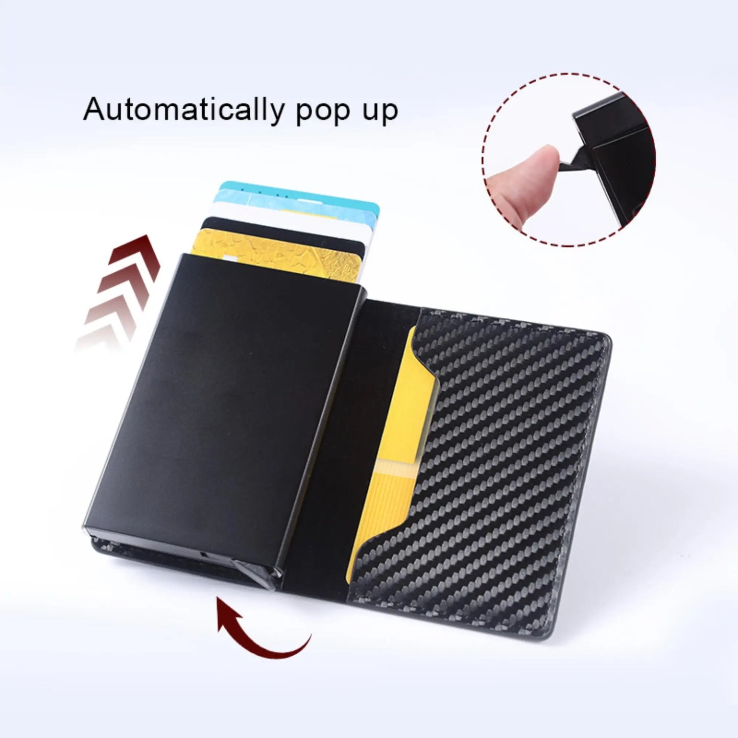 Minimalist RFID Blocking Men's Card Holder Wallet