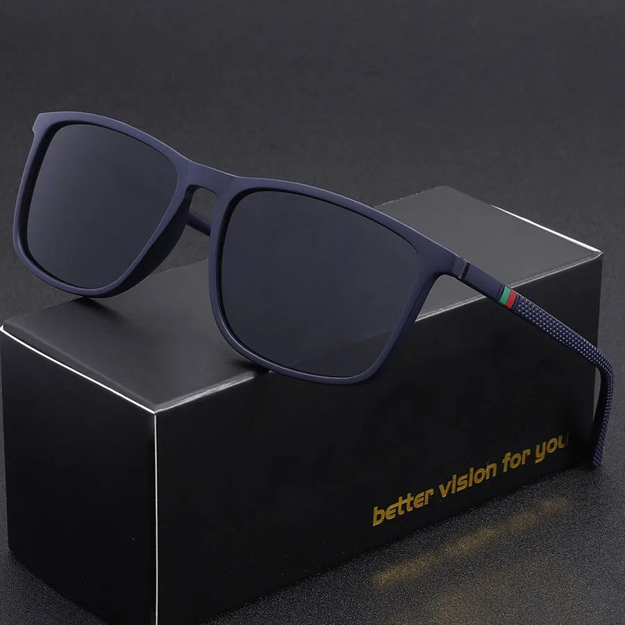 Classic Square Sunglasses Comfortable Lightweight