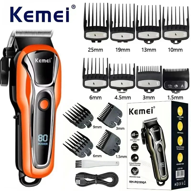 Kemei PG1990A Rechargeable Hair Clipper