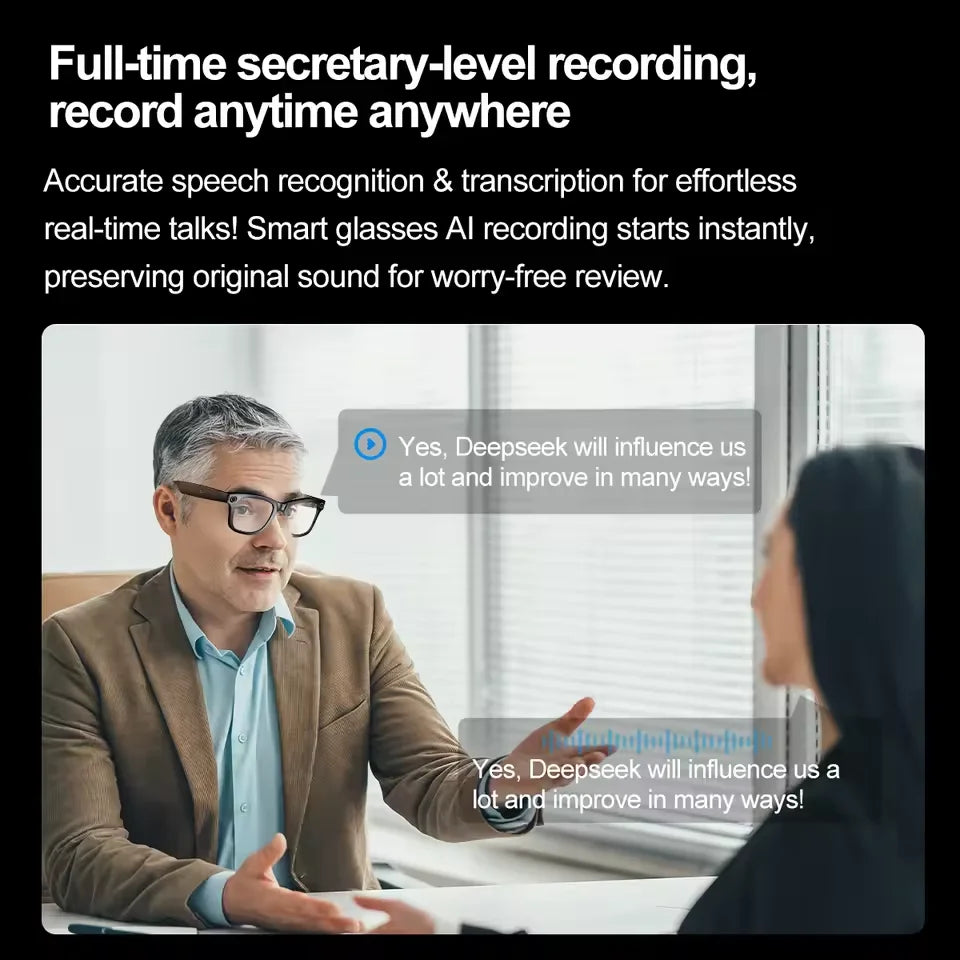 New 800W Camera AI Glasses