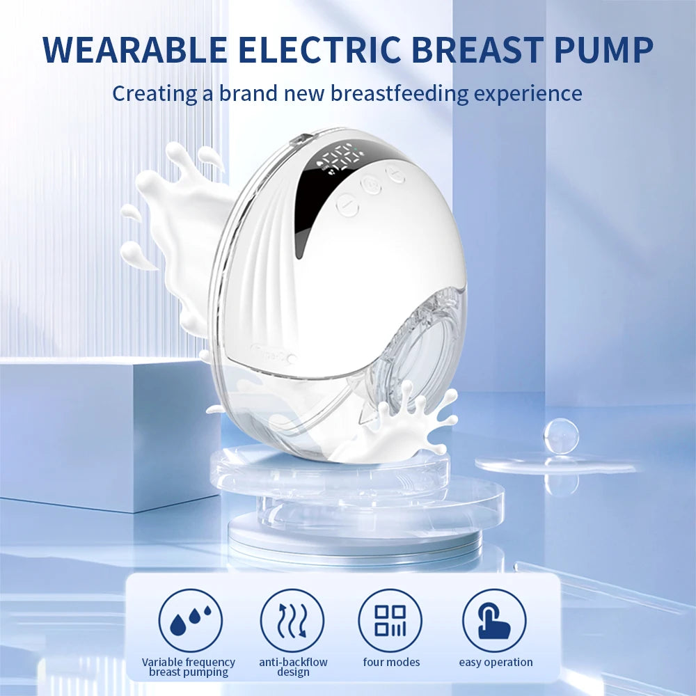 Wearable Lightweight Electric Breast Pump Hands Free