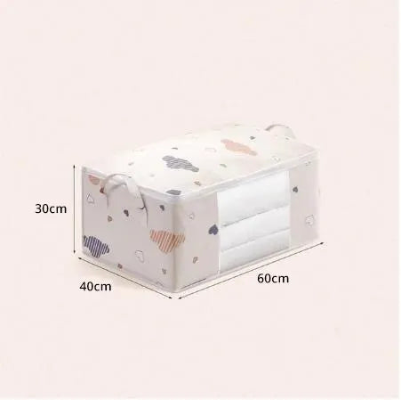 Large Capacity Clothes Storage Organizer With Reinforced Handle