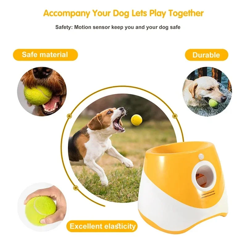 Interactive Dog Tennis Automatic Launcher