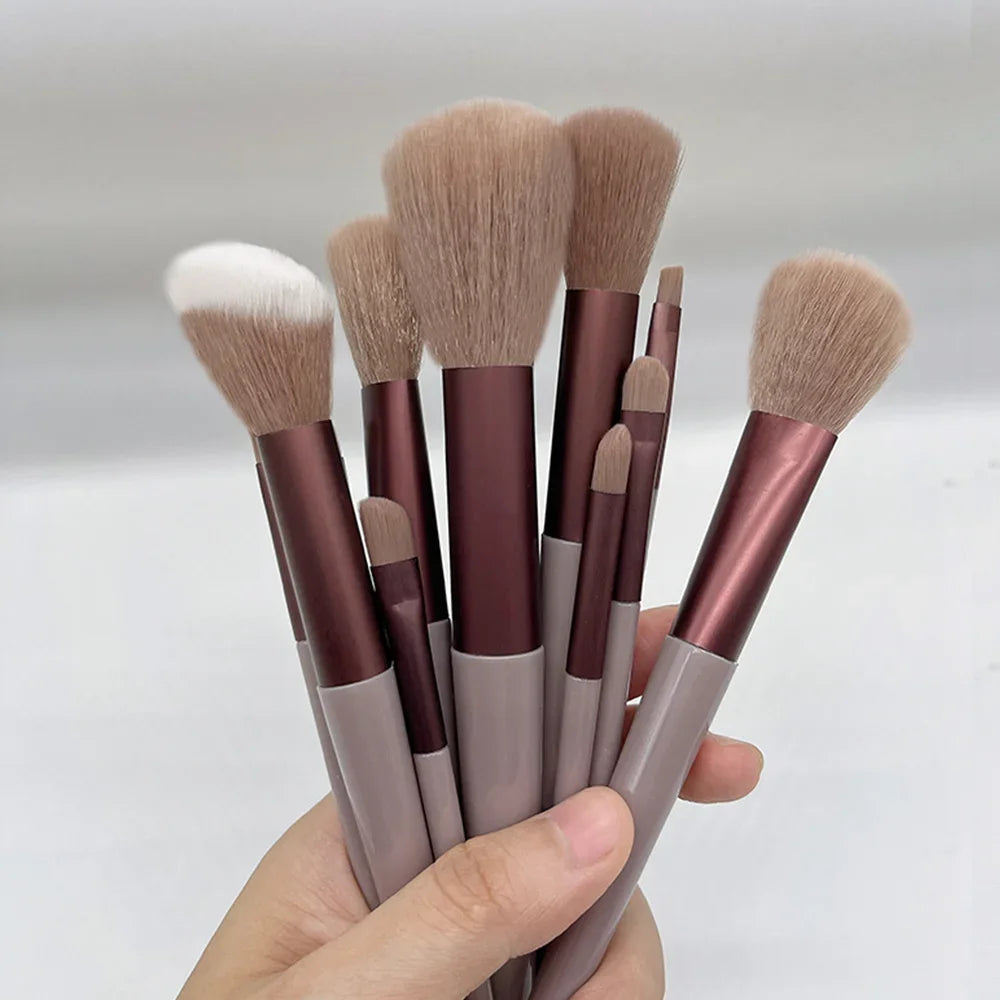 13 PCS Cosmetic Makeup Brushes Set