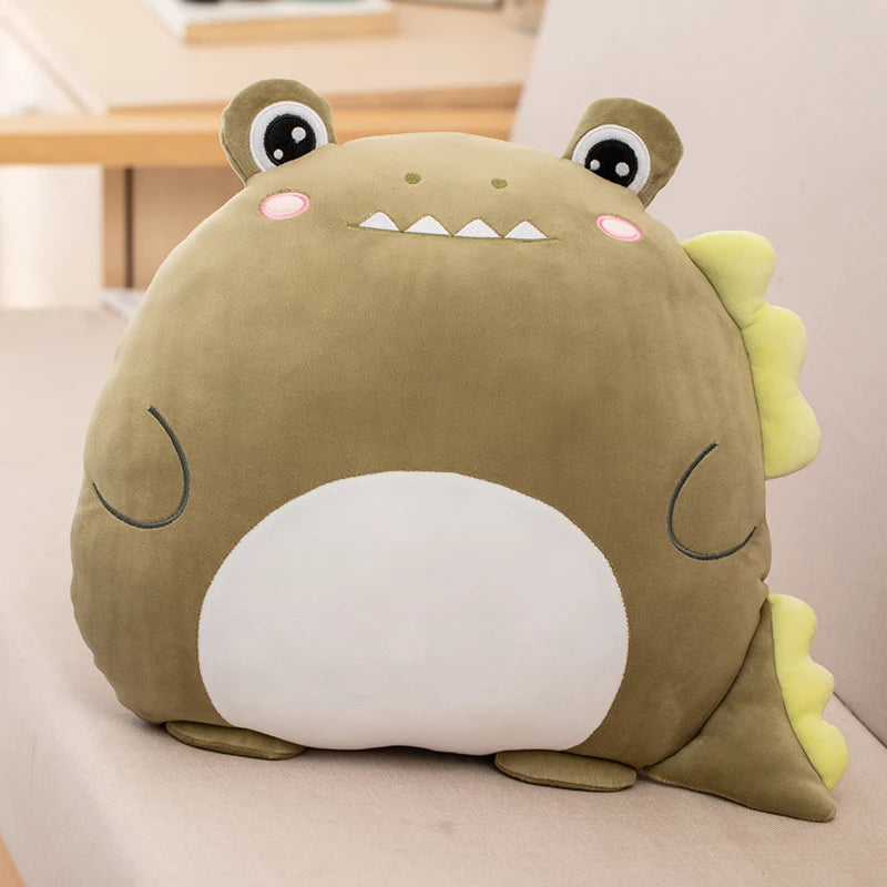 2-in-1 Animals Flannel Blanket Plush 40cm