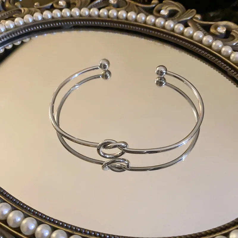 Vintage Twist Bracelet Stainless Steel