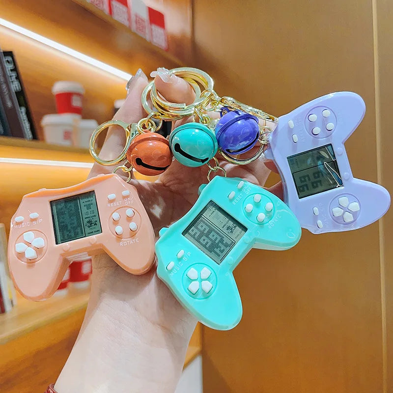 Console Handheld Building Blocks Game