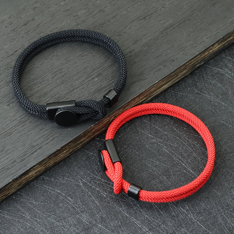 Novel Men Rope Bracelet Double Layer
