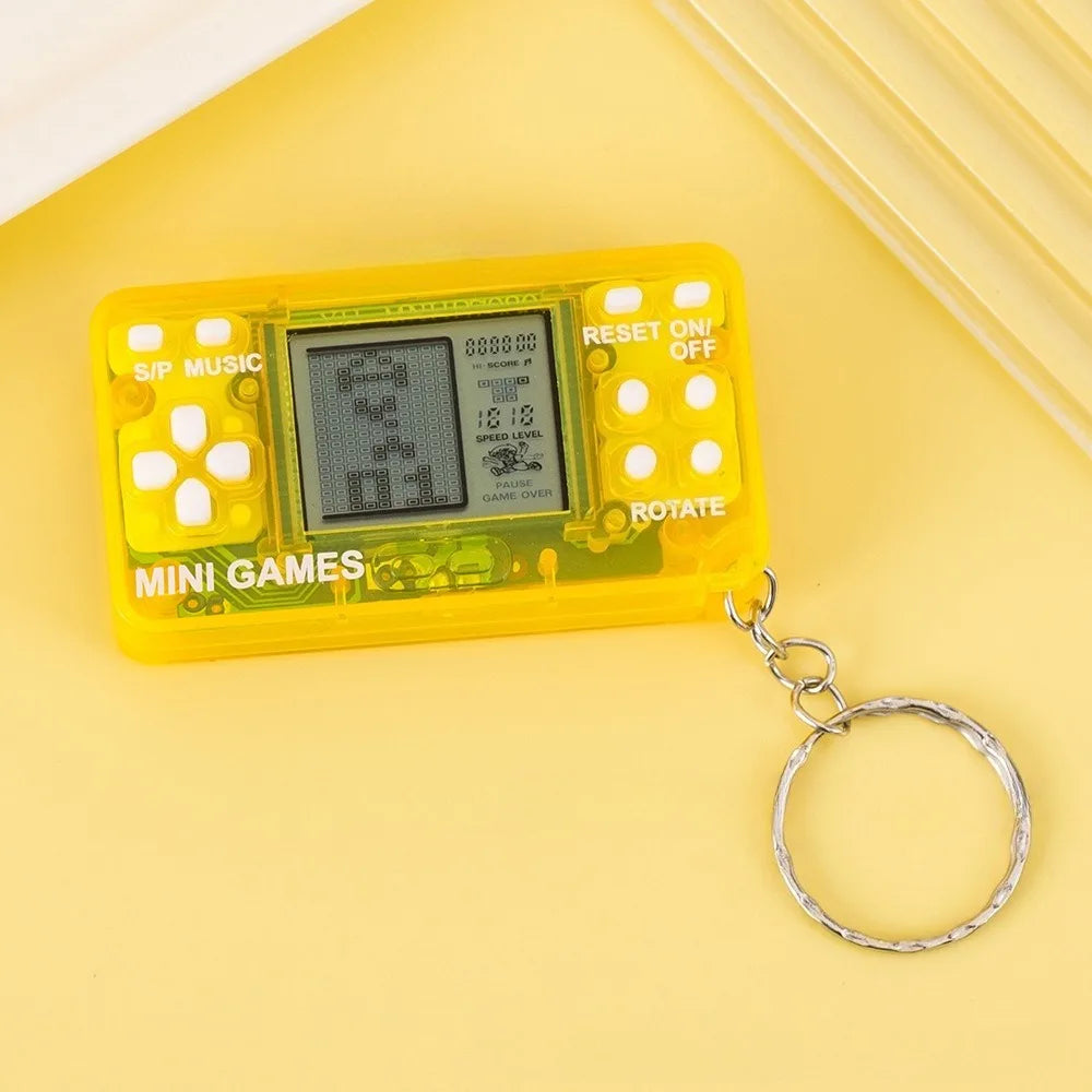 Mini Retro Handheld Game Console Keychain