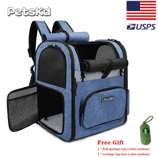 Pet Carrier Backpack Sturdy Frame