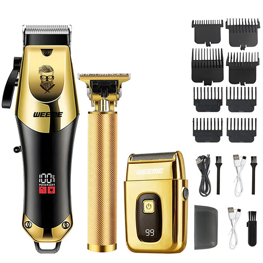 T9 Vintage Men's Electric Hair Clipper Beard Trimmer/Rechargeable