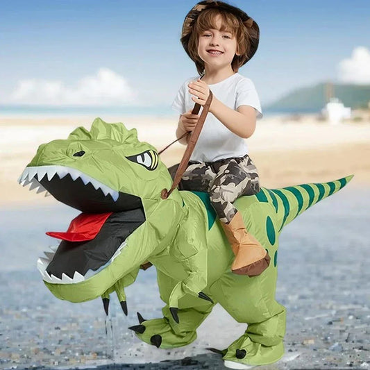 Inflatable Dinosaur Velociraptor Costume