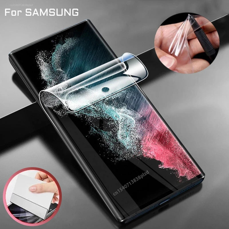 TPU Hydrogel Film For Samsung Galaxy S26 S25 S24 S23 S22 Ultra Plus FE Screen Protector A57 A56 A37 A36 A26 A17 A26 A54 5G