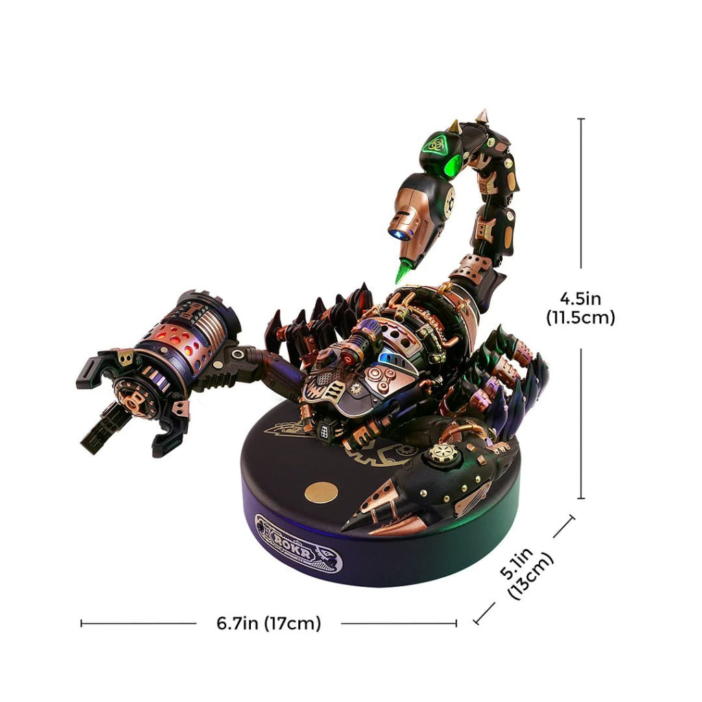 Robotime Rokr Emperor Scorpion Model Diy 3D Puzzle Mi04 Dropship