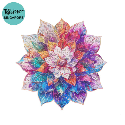 Robotime Robotime Rowood Mystic Mandala Flower Wooden Jigsaw Puzzle TA001 Dropship
