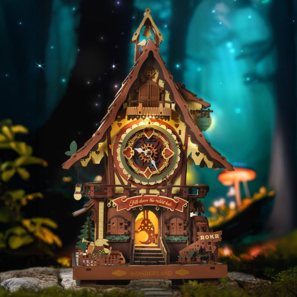 ROKR Cuckoo Clock Mechanical 3D Wooden Puzzle - Robotime