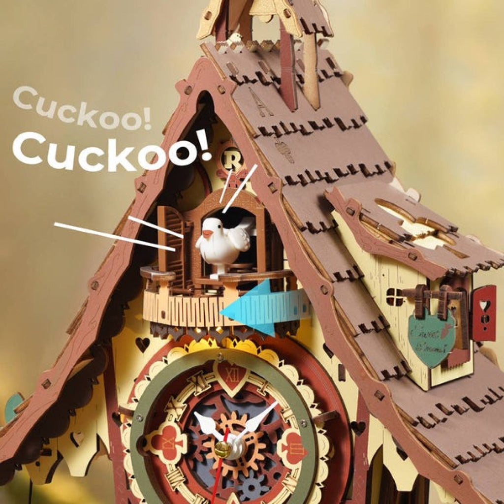 ROKR Cuckoo Clock Mechanical 3D Wooden Puzzle - Robotime