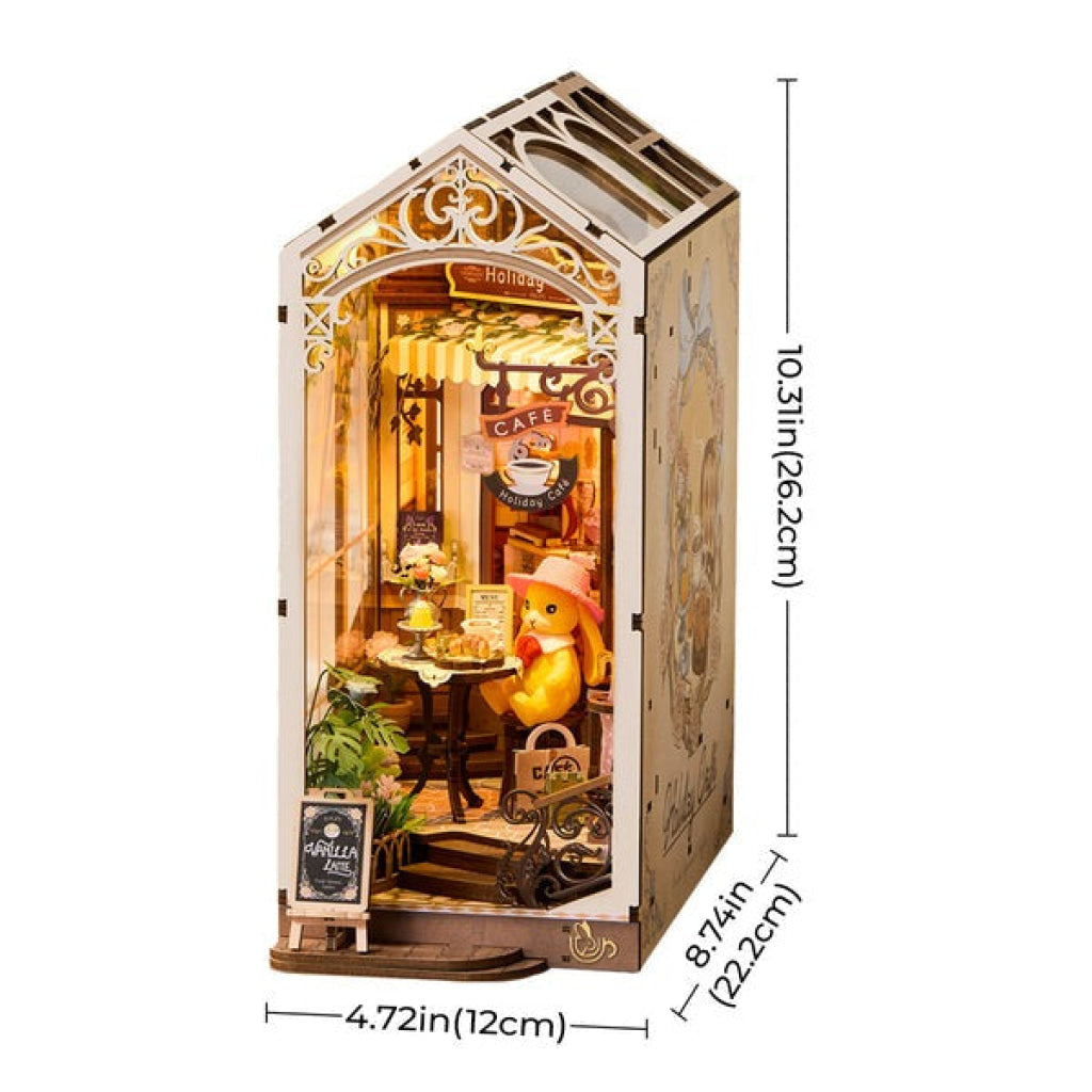 Rolife Holiday Cafe DIY Book Nook Shelf Insert TGB15 - Robotime