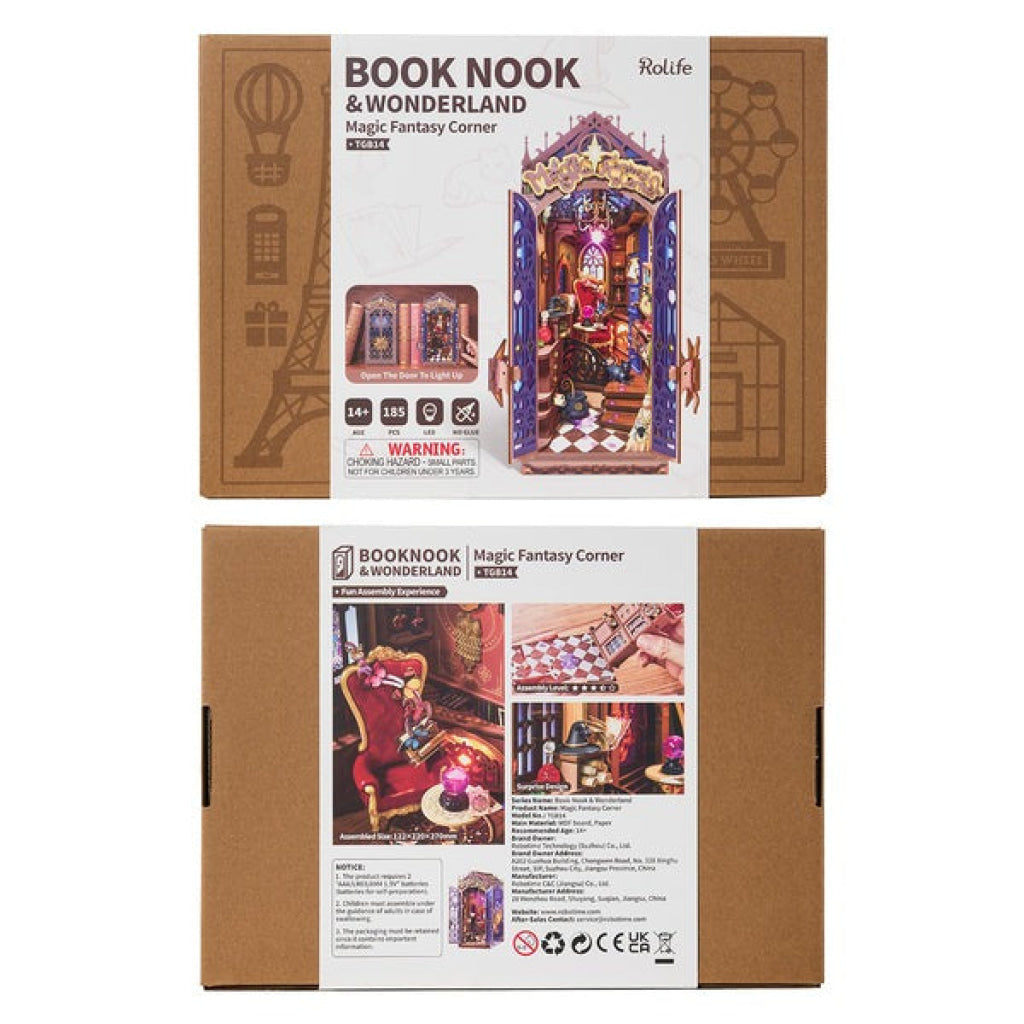 Rolife Magic Fantasy Corner DIY Book Nook Shelf Insert TGB14 - Robotime